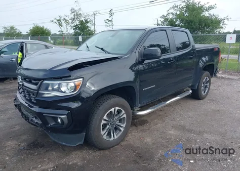 2021 Chevrolet Colorado 4Wd Short Box Z71 из США, поврежденный, VIN 1GCGTDEN5M1190797